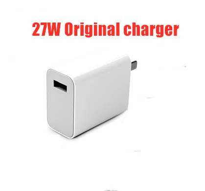 Only 27W Charger Оригинальное Беспроводное зарядное устройство Xiaomi 20 Вт Max для Mi 9(20 Вт) MIX 2 S/3(10 Вт) Qi EPP совместимый мобильный телефон(5 Вт) несколько безопасный - Тип штекера: Only 27W Charger