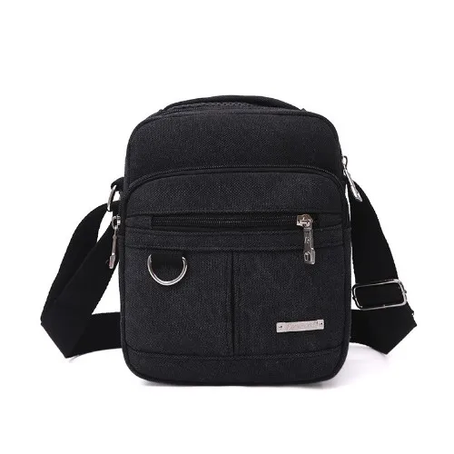black bag Летящие птицы! Мужская сумка на плечо, Холщовая Сумка для мужчин, сумка-мессенджер, повседневные дорожные школьные сумки, мужские сумки-мессенджеры, мужские клатчи - Цвет: black bag