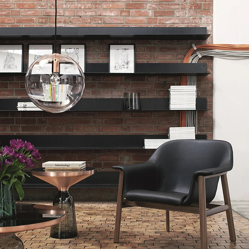 Скандинавский современный стиль прозрачные подвесные светильники стеклянный