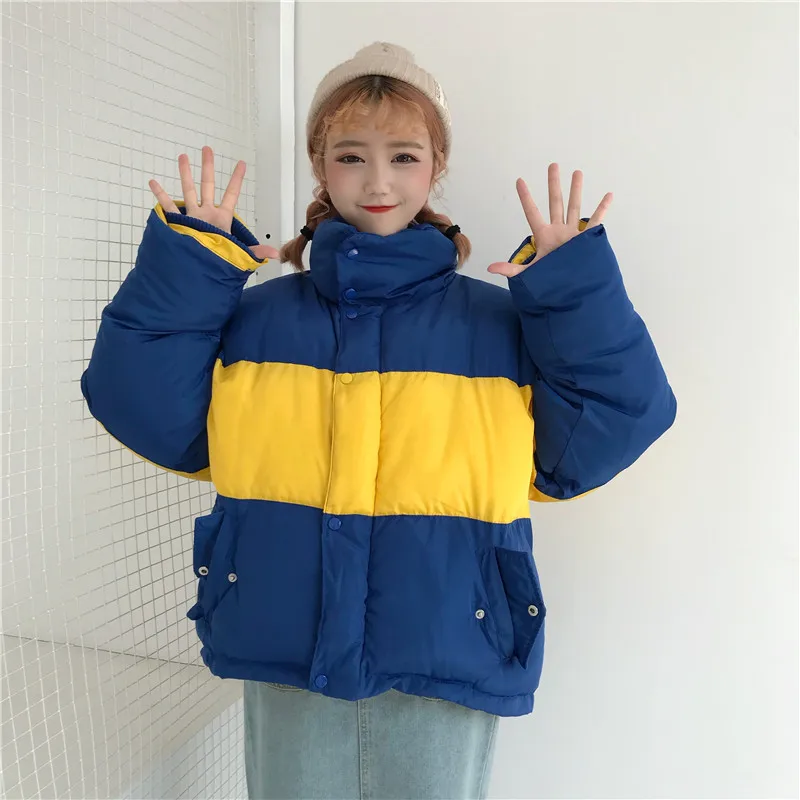 2018 осенне зимние женские парки с хлопковой подкладкой свободные куртки длинным