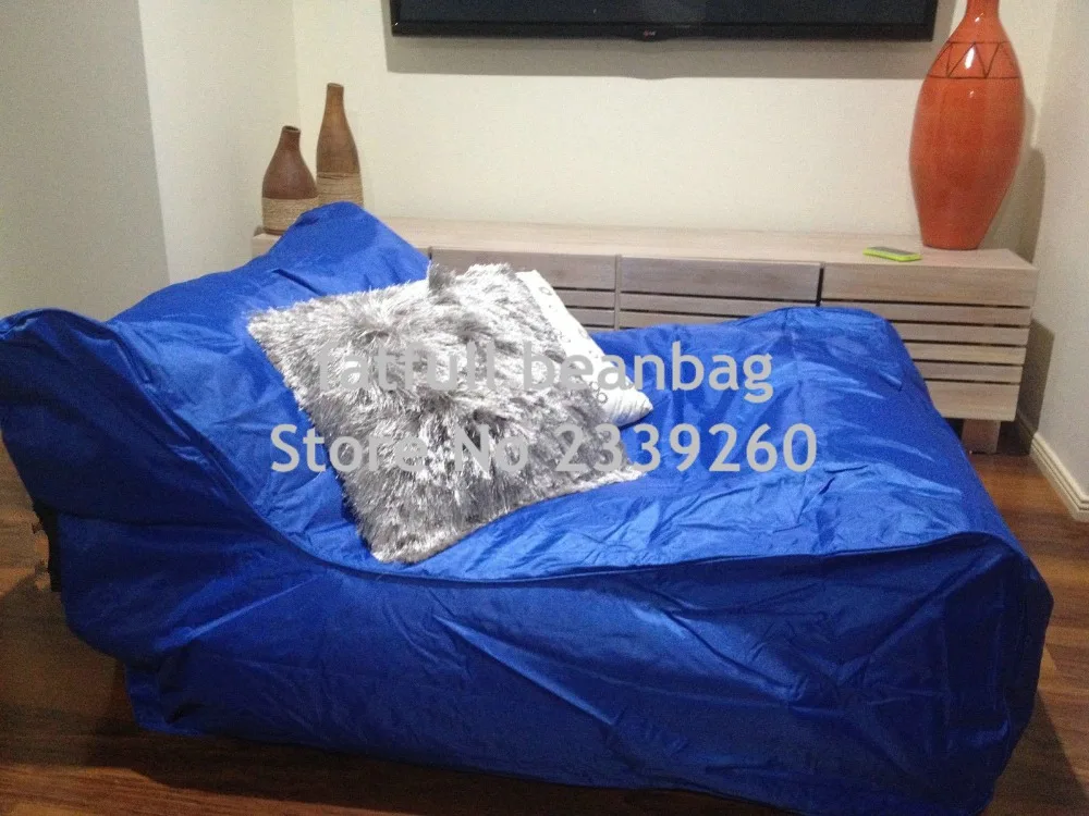 Только Чехол без наполнителя шезлонг Кресло-мешок для гостиной очень широкое