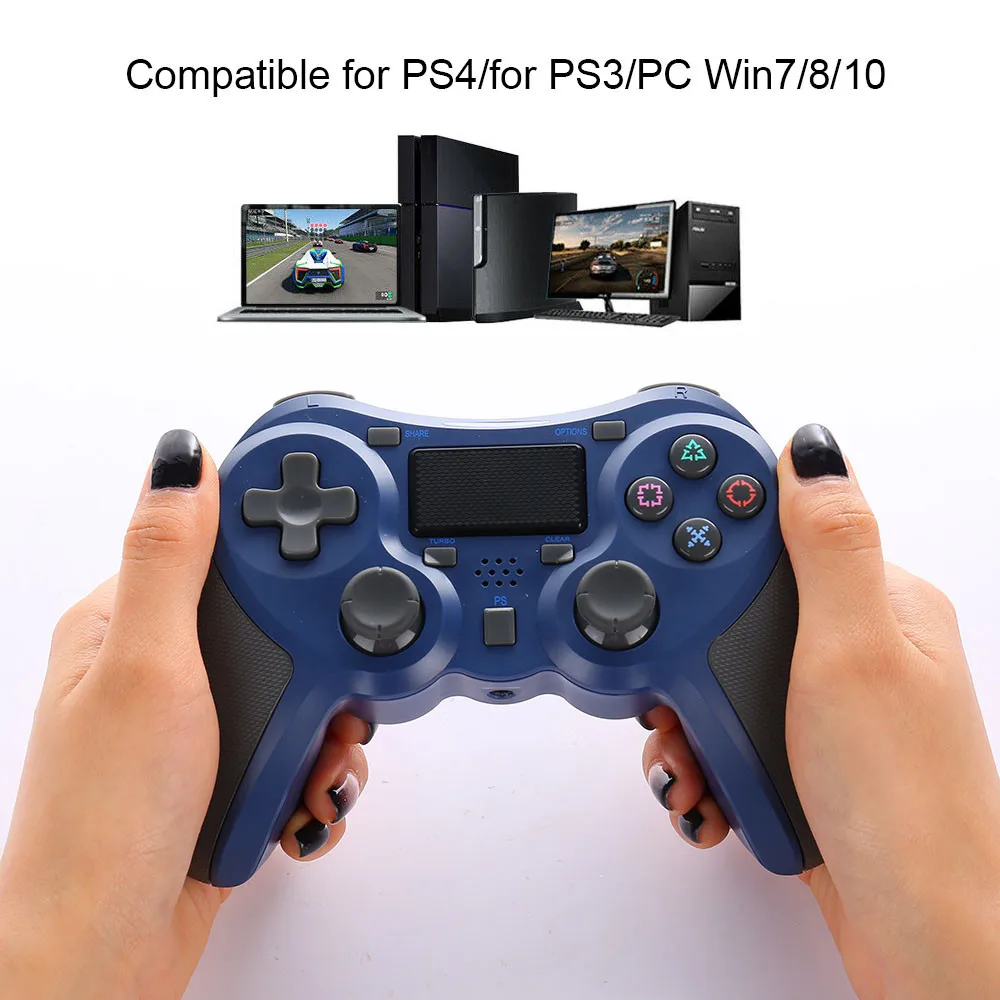 ASKMEER PS4 контроллер Беспроводной Bluetooth Dualshock 4 геймпад для PS4/PS3 консоли джойстик с 3,5 мм разъем для наушников