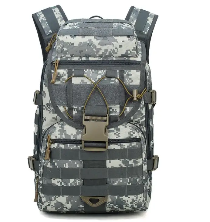 ACU Хит, Тактический Рюкзак Molle, военный рюкзак, нейлоновый водонепроницаемый армейский рюкзак, для спорта на открытом воздухе, кемпинга, туризма, рыбалки, охоты, сумка - Цвет: ACU
