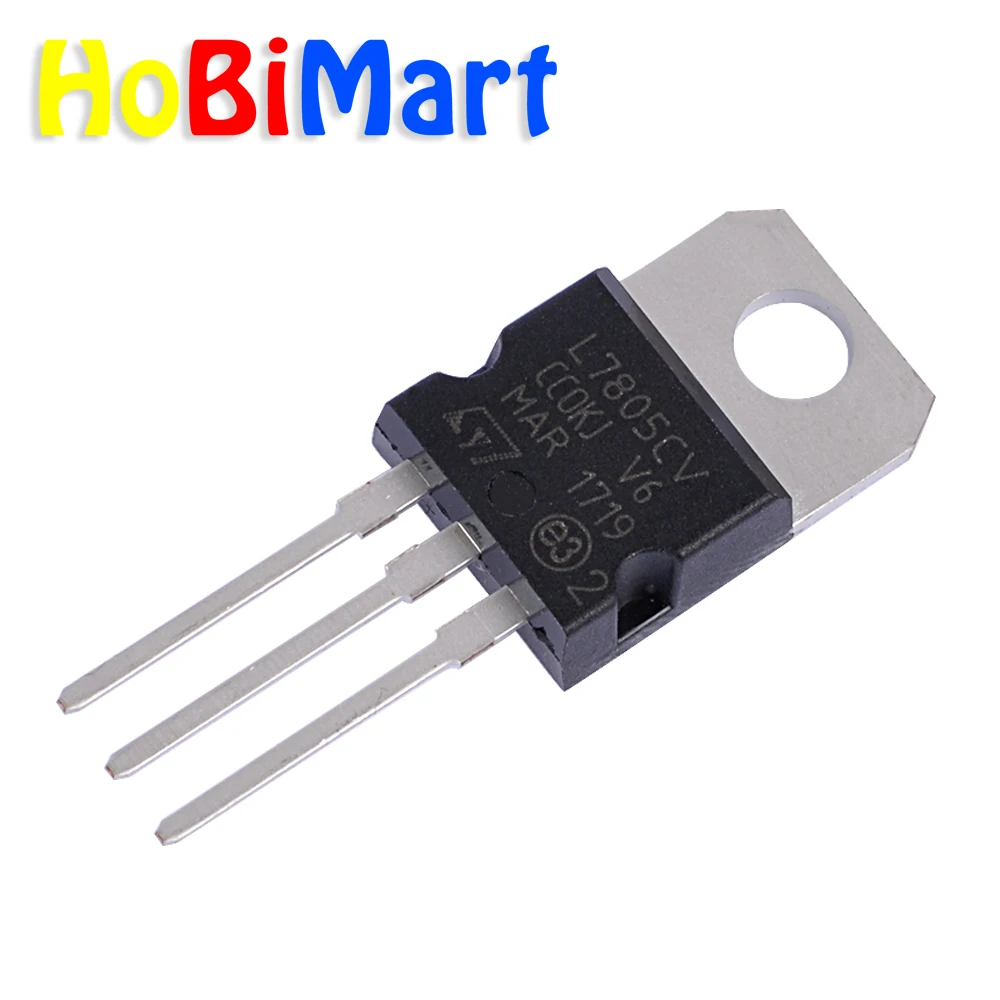 HoBiMart 100 шт. L7805CV ST 220 L7805 LM7805 7805 в 35 V выход 5 стабилизатор напряжения # LS274 a|st 10|10 pcs |
