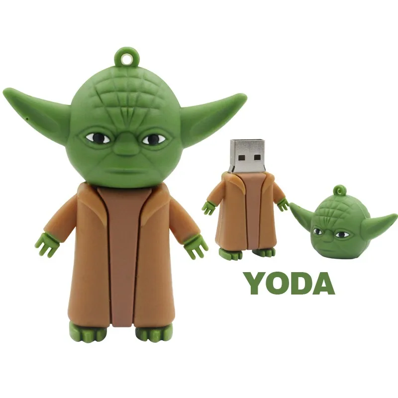 USB флеш накопитель Darth Maul черный/белый Вейдер R2D2 Robot Boba Yoda u диск флешка Creativo карта