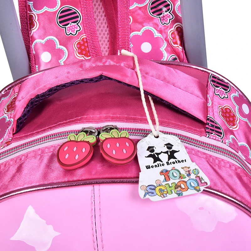 Wenjie brother, новые детские школьные сумки с колесами, багажный набор, рюкзак Mochila Infantil Bolsas для мальчиков и девочек