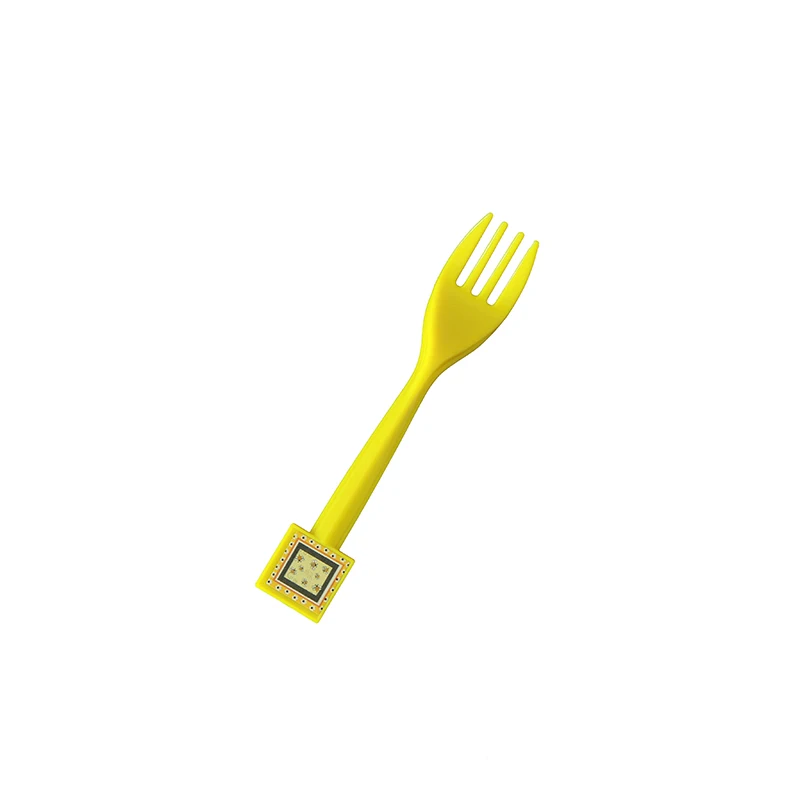 10pcs forks Бабочка пчела тематическая вечеринка на день рождения украшения детский душ вечерние поставки пчелы кинематографическая тематика одноразовые тарелки салфетки для стаканчиков баннеры - Цвет: 10pcs forks