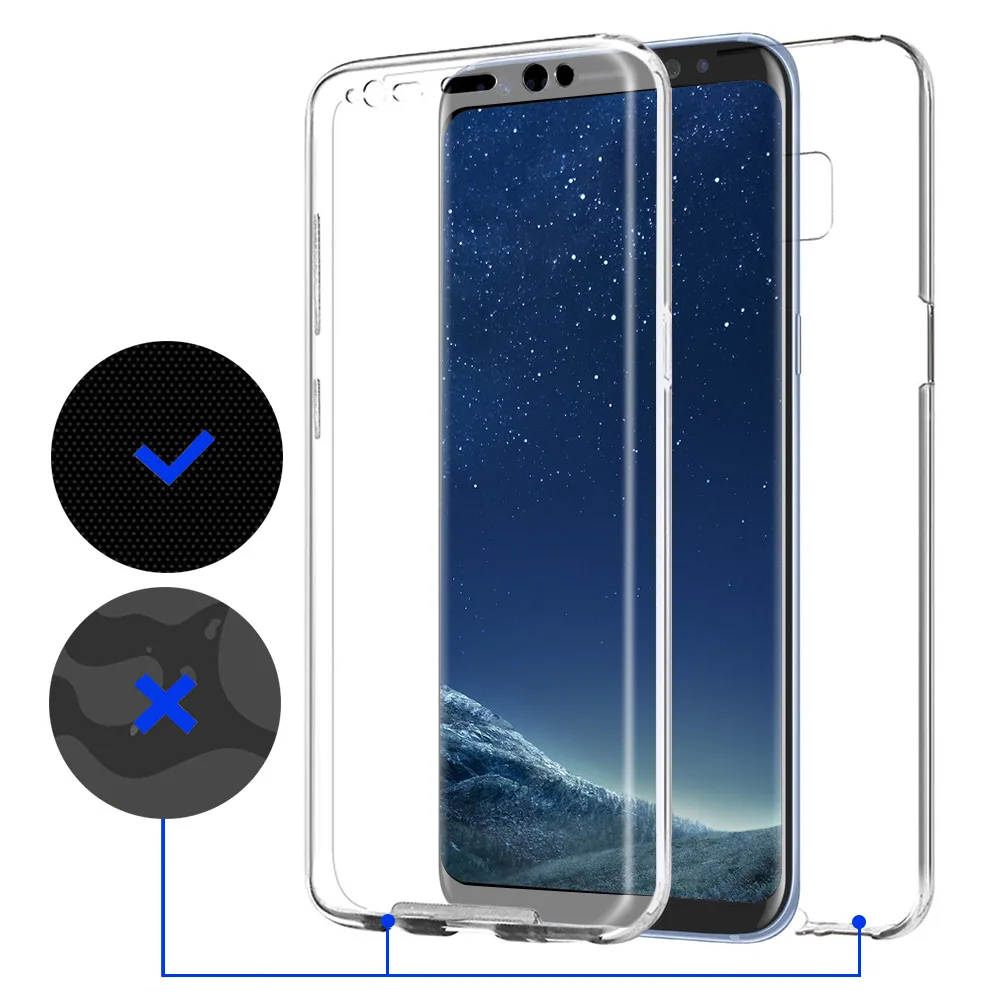360 Full Body Cover Case For Samsung Galaxy S8 Plus Phone Cases Soft TPU Back J3 J330 J5 J530 J7 J730 2017 Pro | Мобильные телефоны