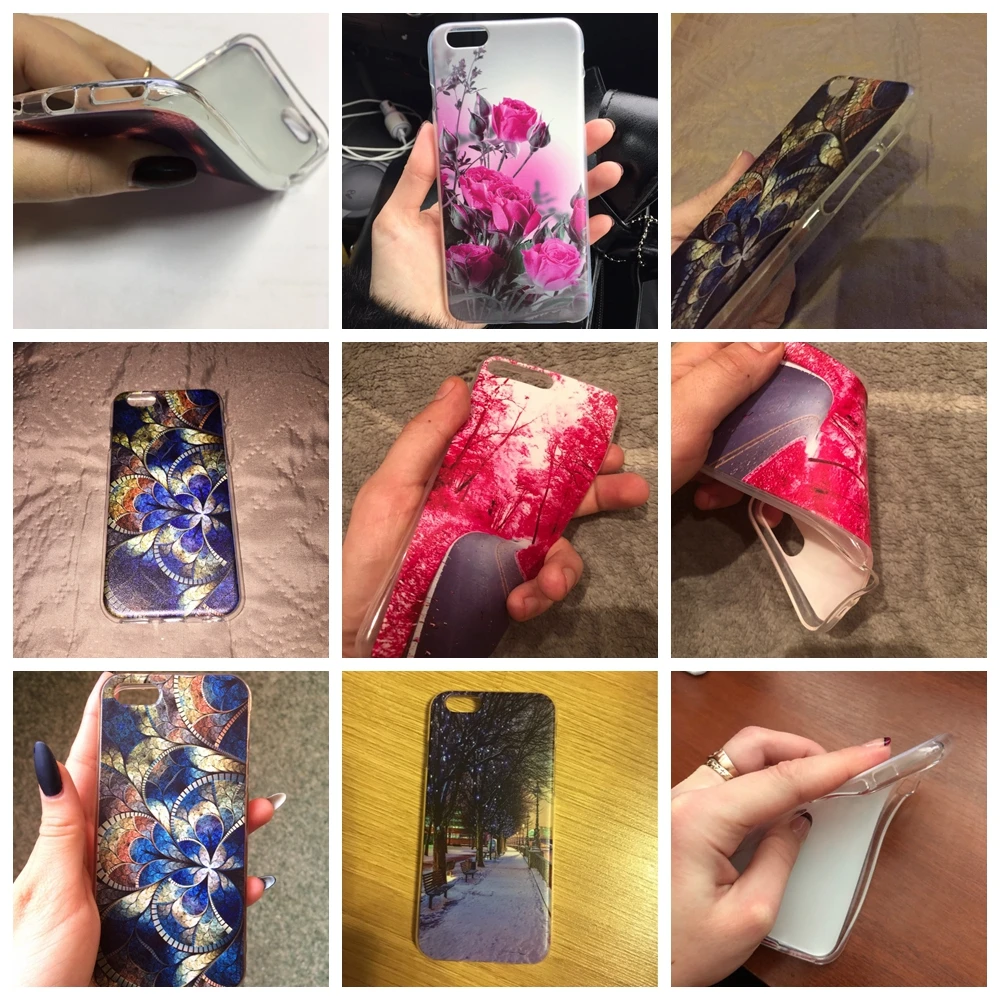 Чехол для Apple iPhone 6 6s 7 Plus/чехол 5 5s se 8 Plus ультратонкий милый 3D силиконовый чехол