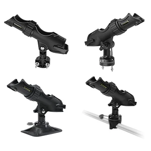 Держатель удочки для Каяка, установка на боковую рейку или Непосредственная установка на байдарку и лодку, держатель удочки, полимерный черный Propene