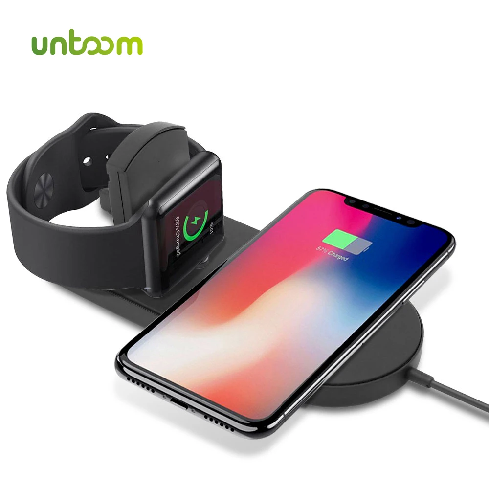 

Magnetic Wireless Charger for Apple Watch Series 1 2 3 Qi Fast Wireless Charging for iPhone X 8 8Plus For Samsung GalaxyS9 S8 S7