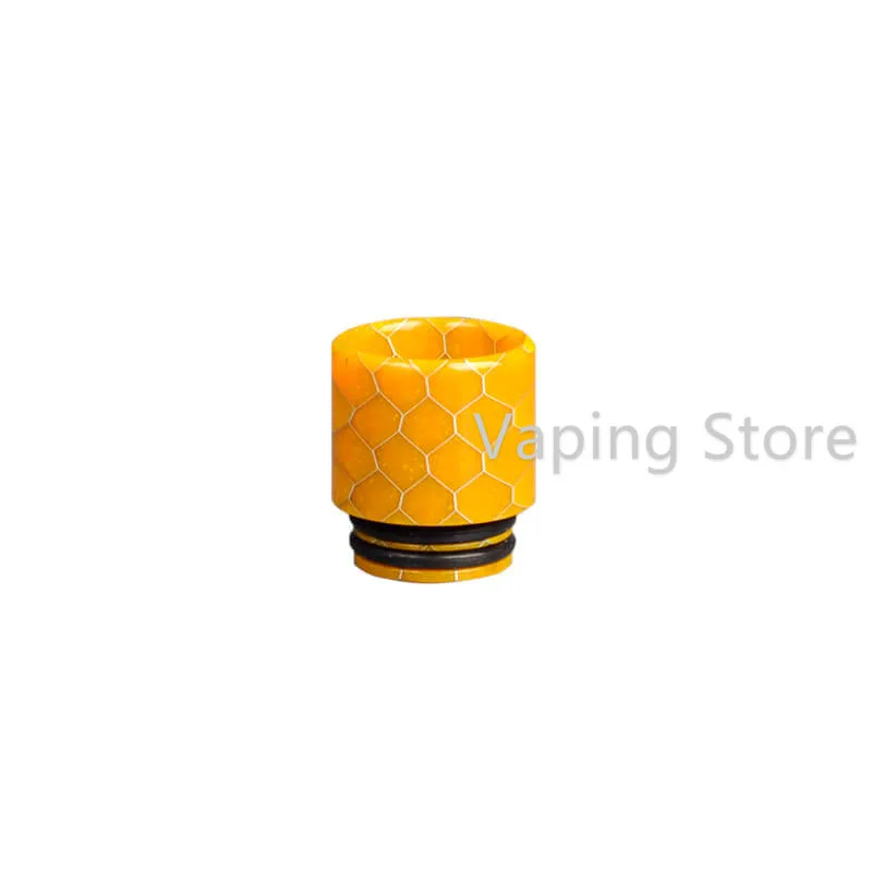 Yellow 810 делриновый дрип-тип змея кобра кожный мундштук для FreeMax TWISTER 80W FireLuke 2/SnowWolf Wolf Tank - Цвет: Yellow