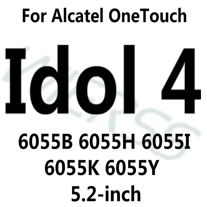 Закаленное Стекло Экран Защитная пленка для Alcatel One Touch Pop C3 C5 C7 C9/Idol 3 4 4S 4,7 5,5/Pixi 3 4 3,5 4 5 5,0 5,5 6 6,0 - Цвет: For alcatel Idol 4