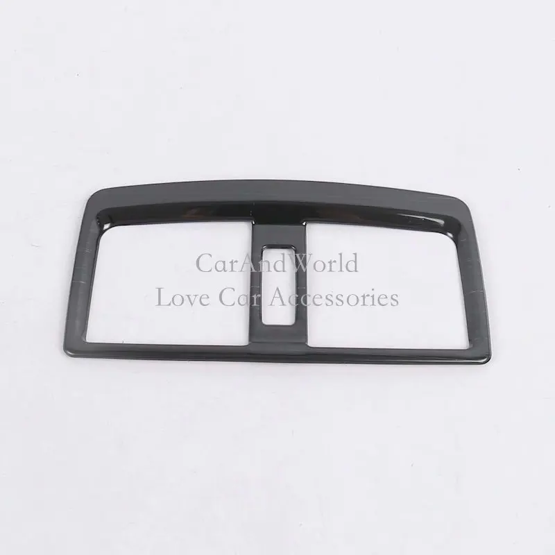 Stainless Steel Rear Row Air Condition Outlet Vent Panel Molding Cover Trims For Renault Koleos 2017-2019 Car Interior Accessory |