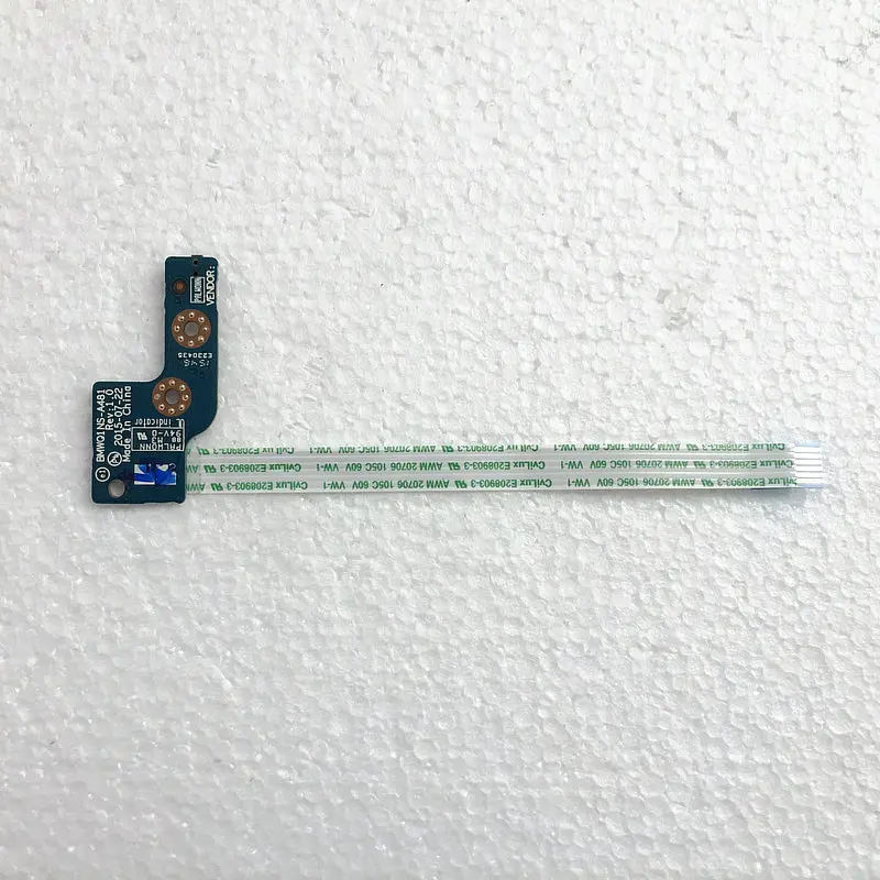 original for lenovo 300-14ISK 300-15 power switch button board NS-A481