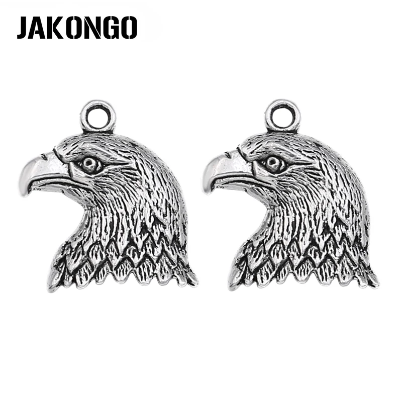 Посеребренные Подвески JAKONGO в античном стиле с орлом подвески птицами для