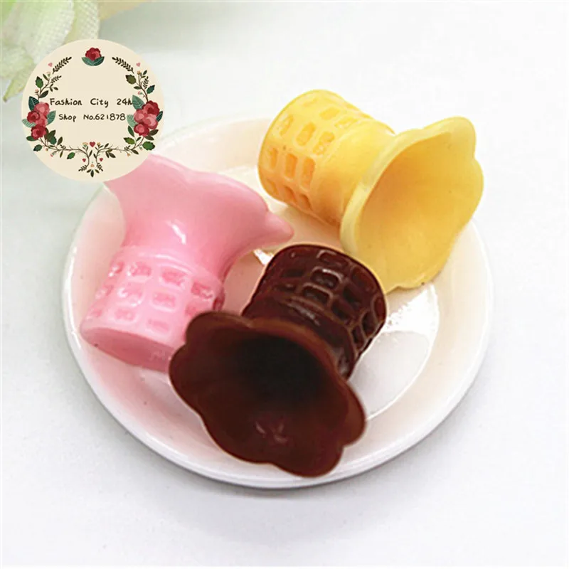 

10pcs Cute Resin 3D Cake Cup Simulation Food DIY Jewelry Craft Decoration Accessories,15*18mm