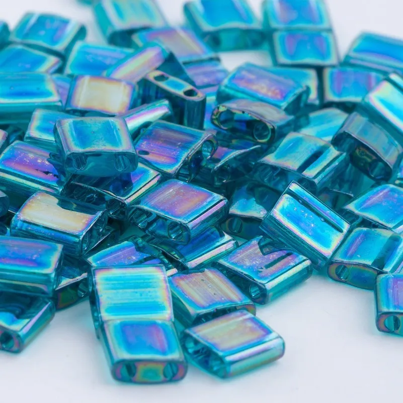 TL2458 Taidian Lapis синий Непрозрачный Матовый Miyuki Tila Стекло Seedbeads для DIY кисточка Браслеты Делая 5x5x1,9 мм 3 грамм около 36 шт - Цвет: TL2458