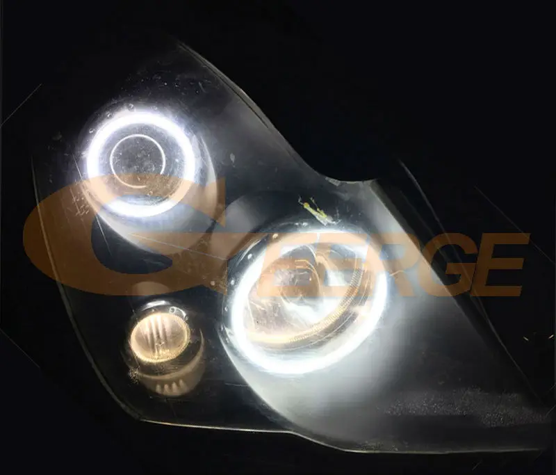 Для Ssangyong Rexton 2003 2004 2005 отличный RF Bluetooth контроллер многоцветный ультра яркий RGB светодиодный ангельские глазки Halo Ring kit