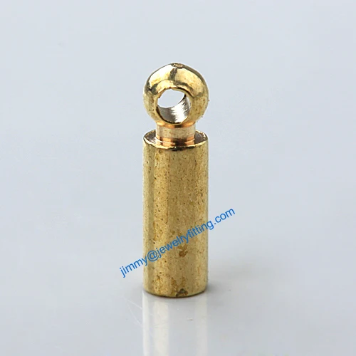 5000pcs jewelry finding Metal End caps for laether cord crimp end cap chain end 2*7mm