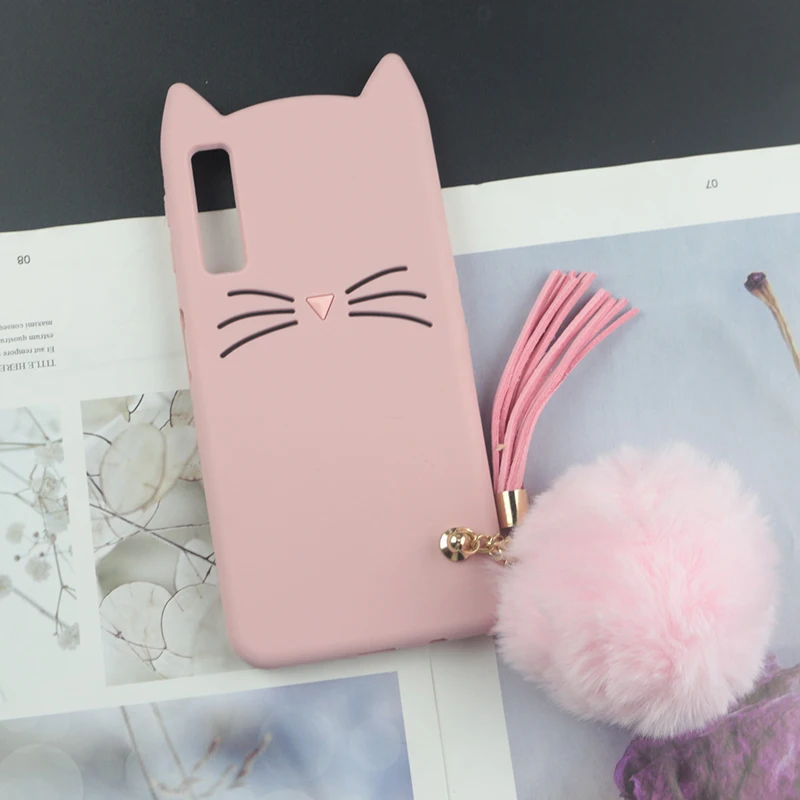 Силиконовый чехол с милыми 3d рисунками для Samsung Galaxy A71 A51 A31 A50 A70 A30s A20 A10 A8 2018 чехлы