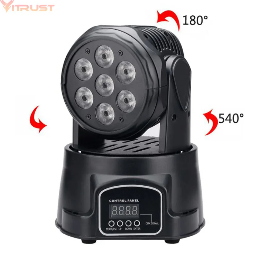 Сценический прожектор RGBW Вечерние огни для дискотек дискотека DMX512 7 светодиодный