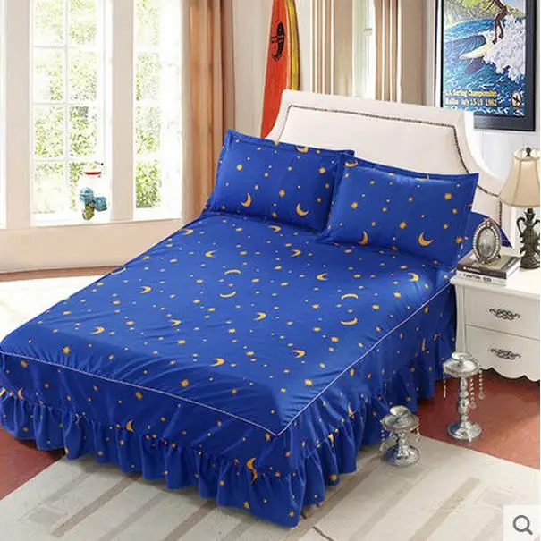 Симмонс крышка комплект с юбкой из Корейская принцесса покрывало кровать 1.8/1.5/2.0