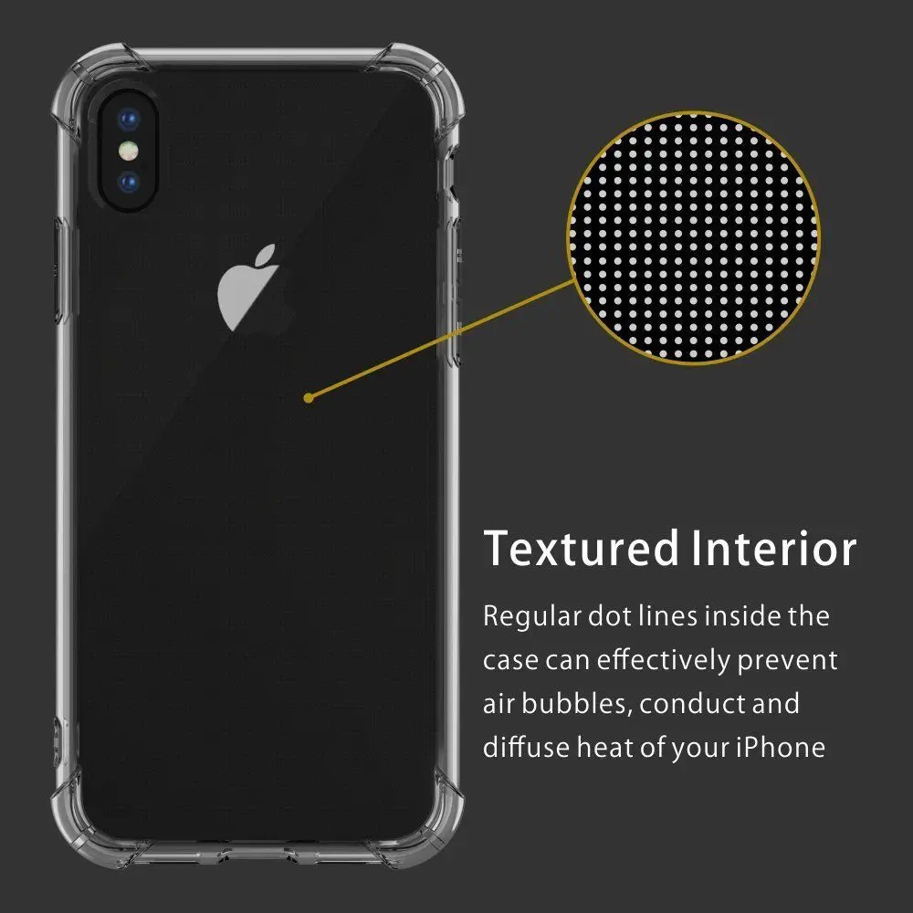Для iPhone 8 7 Plus X чехол для телефона мягкий силиконовый прозрачный тонкий ТПУ