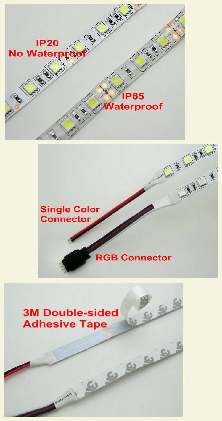 24 В DC RGB 5050 Гибкие Светодиодные ленты красные, синие Зеленый Желтый RGB Цвет Водонепроницаемый IP65 Смола DC 24 В Светодиодные ленты для грузовик