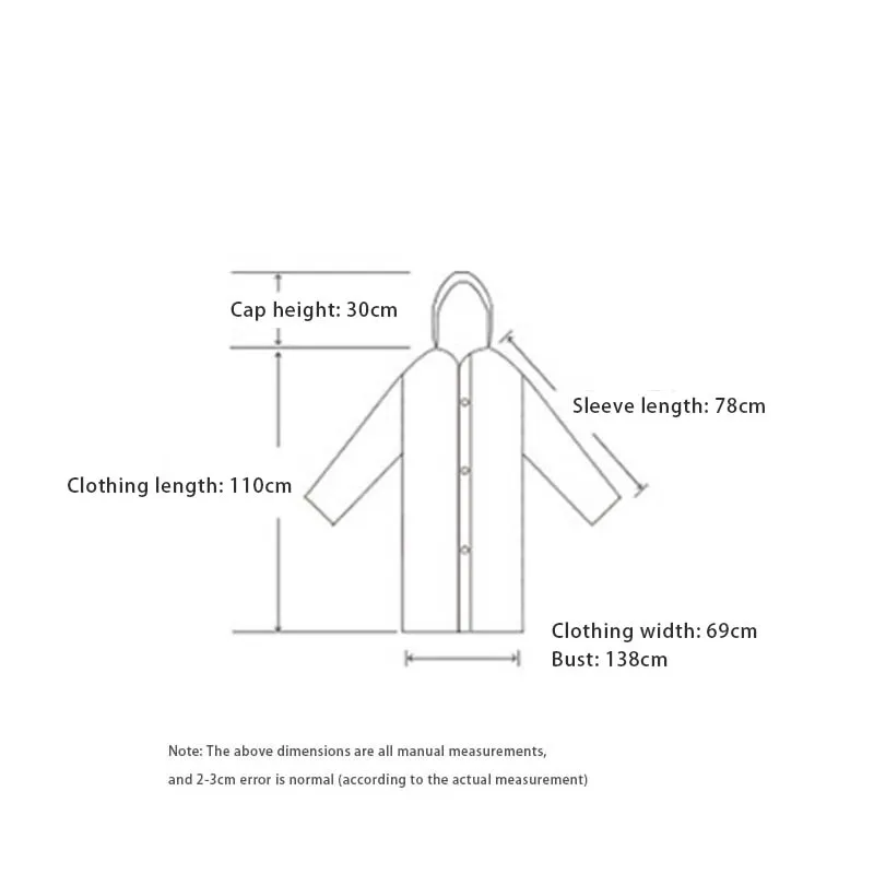 Длинные дождевики WINSTBROK для мужчин и женщин водонепроницаемый дождевик с