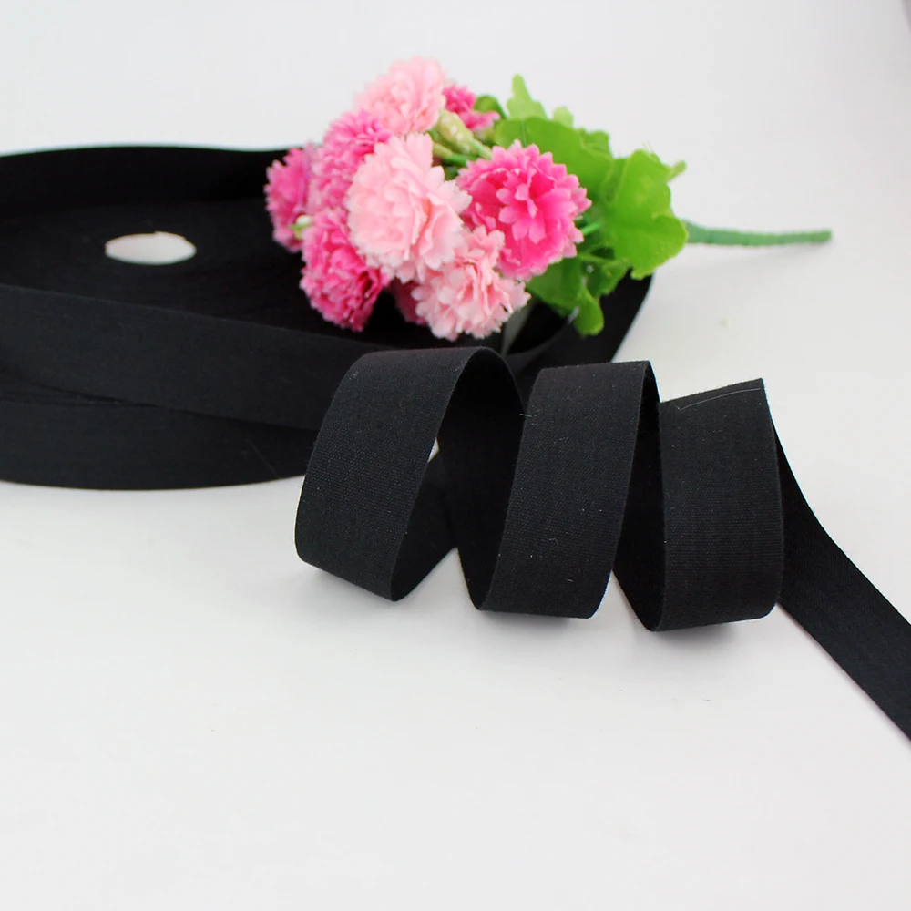 20 yards 1cm/1.5cm/2cm/2.5CM/4CM/5CM BLACK Cotton Ribbon Webbing Tapes DIY Craft Sewing &amp Packing Cloth Fabric Ribbons | Дом и сад