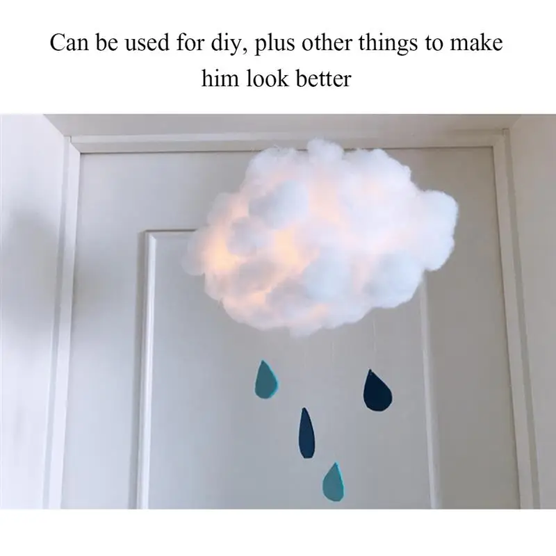 Палатки Decor северных Стиль Cloud капли дождя гирлянды комната ребенка настенные