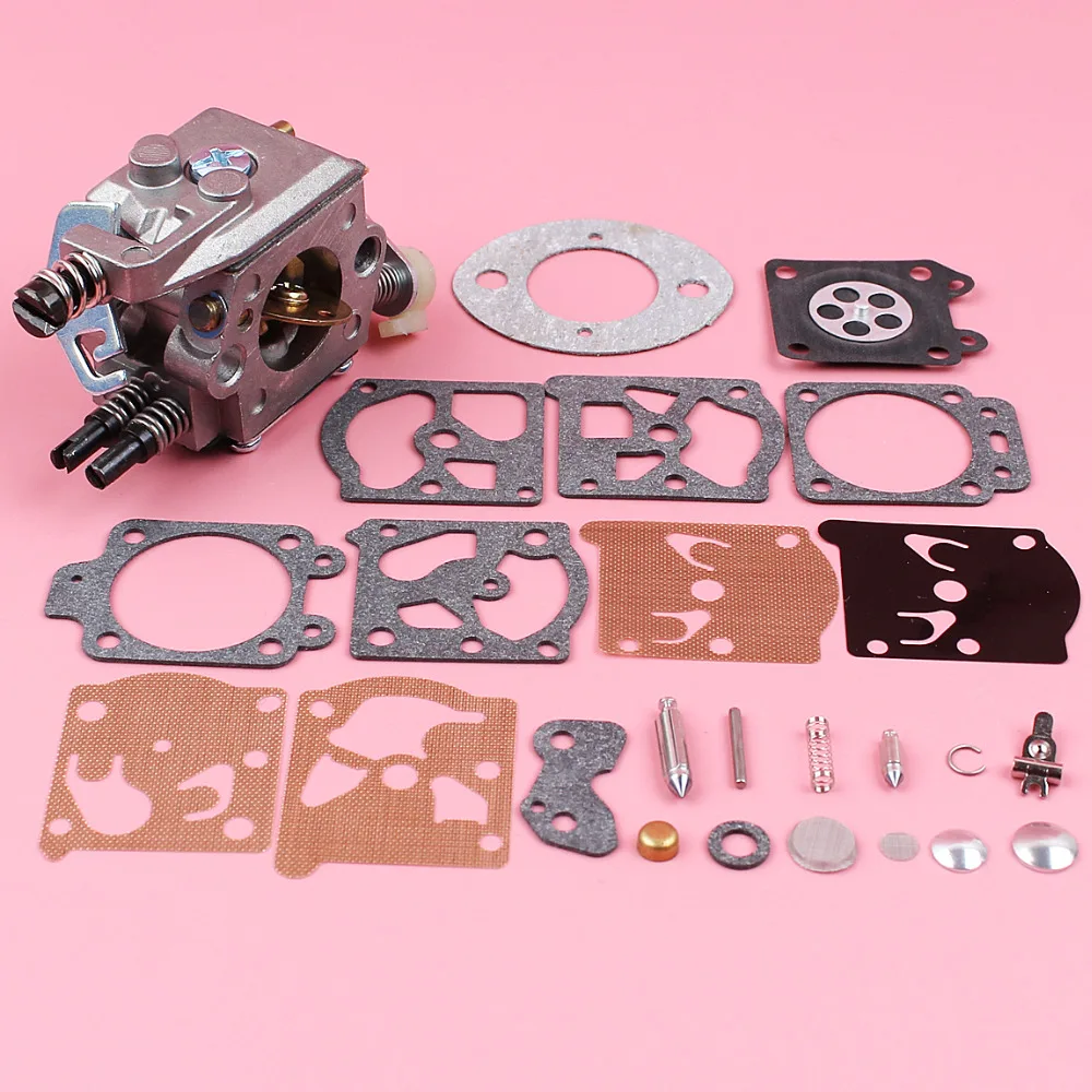 Carburetor Carb For Husqvarna 51 55 Walbro WT 170 1 with Carby Repair Rebuild Gasket Kit Chainsaw Replacement Spare Tool Part