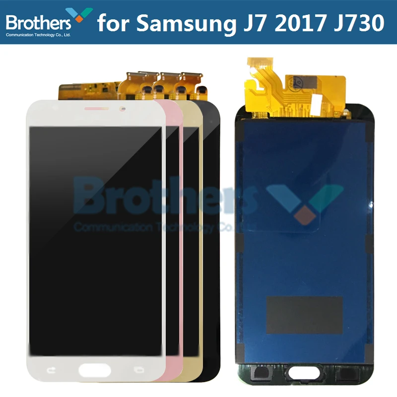 ЖК-дисплей для Samsung Galaxy J7 2017 ЖК-экран J730F J730FM в сборе сенсорный экран дигитайзер