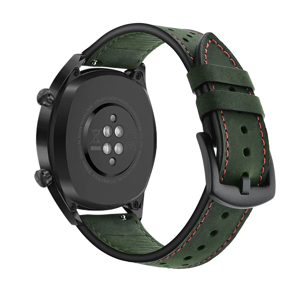 Мода замена кожаный ремешок для часов Ремешок для huawei часы GT bracel Смарт-часы аксессуары спортивный браслет