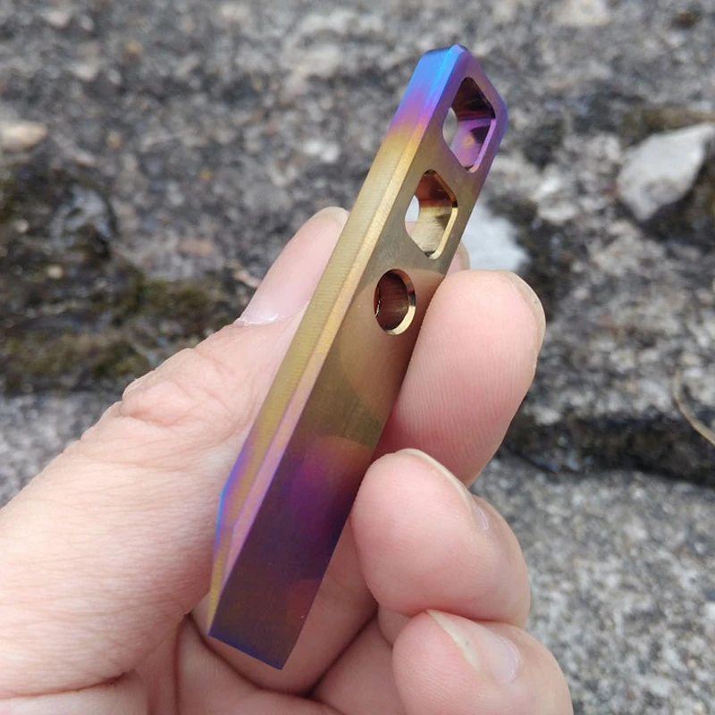 Титановый сплав TC4 коронка EDC инструмент Шестигранный ключ брелок кулон наружные