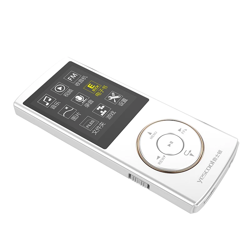 Yescool X1 8GB Профессиональный Портативный Цифровой диктофон Диктофон fm-радио электронная книга HIFI MP3 изображение видео плеер черный