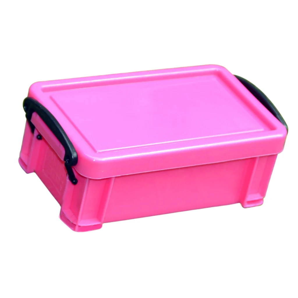 Pink Кухня Хранение продуктов высокое качество 0.5L защелка для коробки красочные с крышкой еда герметичный контейнер корзина Чехол игрушка герметичный ящик для хранения - Цвет: Pink