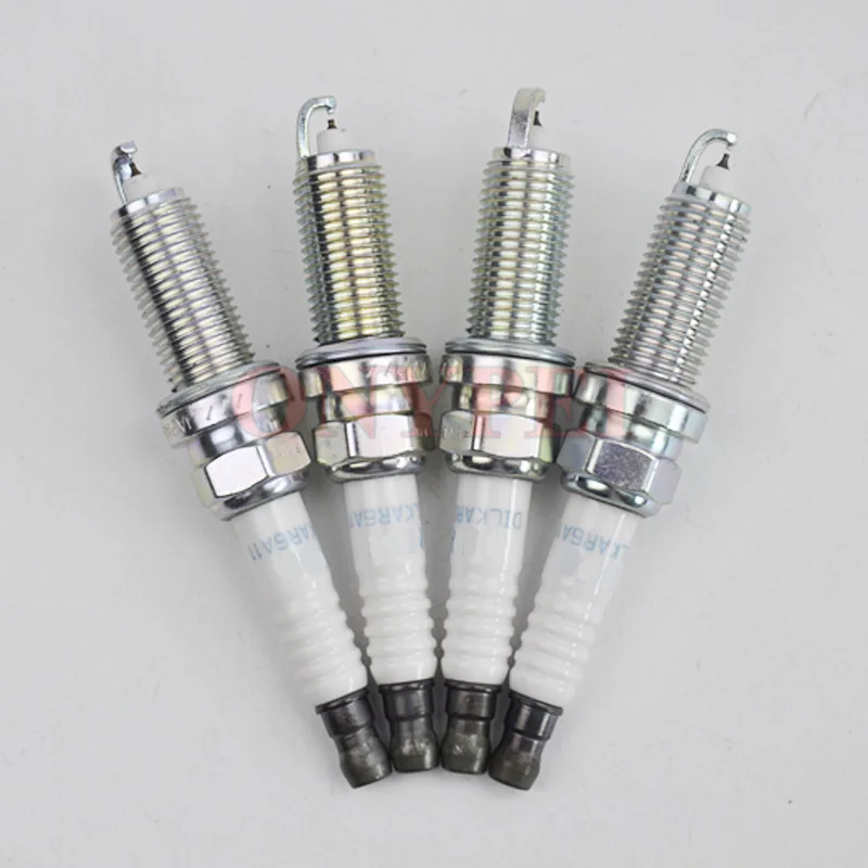 4 шт./лот двойная иридиевая Свеча зажигания 22401-JA01B DILKAR6A11 для Nissan Altima Rogue Sentra 22401JA01B 22401 JA01B
