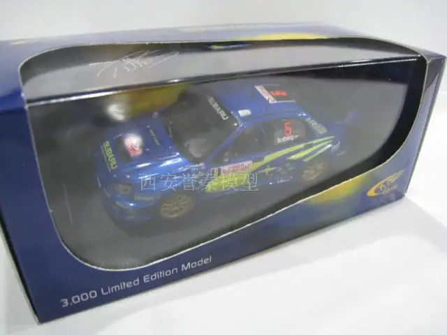 I XO 1:43 Su baru impreza WRC#5 2005 литая модель автомобиля металлические игрушки подарок на день рождения для детей