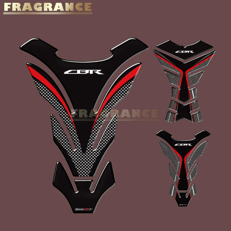 3D резиновая наклейка на мотоцикл эмблема бак для Honda CBR 250RR 600RR 900RR 1000RR 650F 500R
