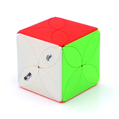 Qiyi Mofangge четырехлистный клевер скоростной магический куб Скошенные кубики обучающие игрушки для детей