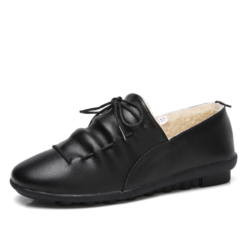 LEMAI/2017 Женская обувь из натуральной кожи модная повседневная на плоской подошве