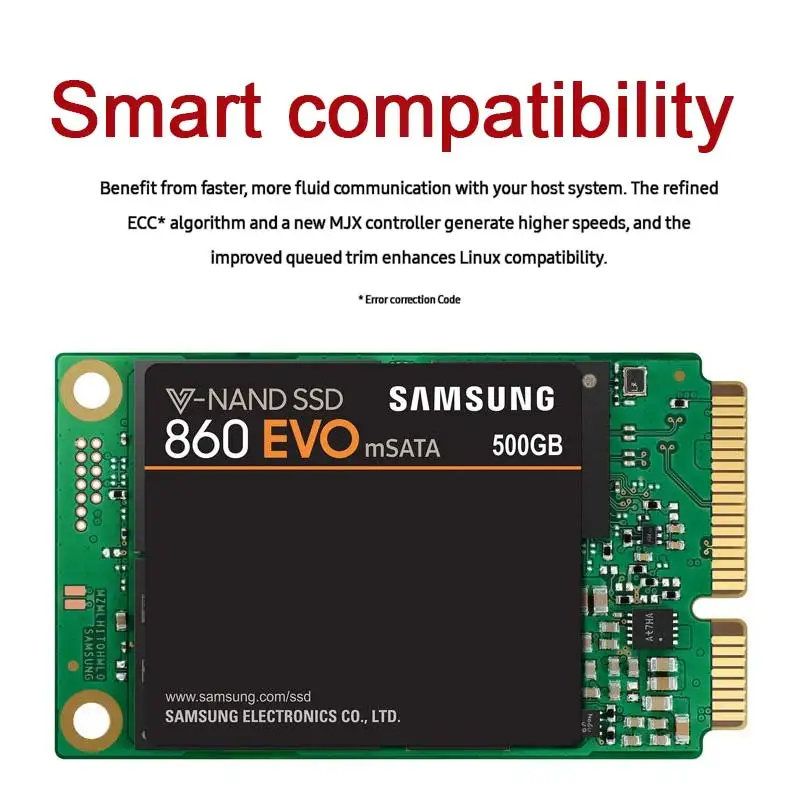 Samsung 1 ТБ SSD mSATA твердотельный накопитель 250GB 500GB 860 EVO 6 ГБ/сек. компьютер ноутбук Настольный MLC disco duro solido HD