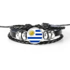 Новинка 2018 г., модный браслет с национальным флагом Аргентины и Узбекистана, ювелирные изделия для мужчин и женщин, дружеский подарок для фанатов футбола