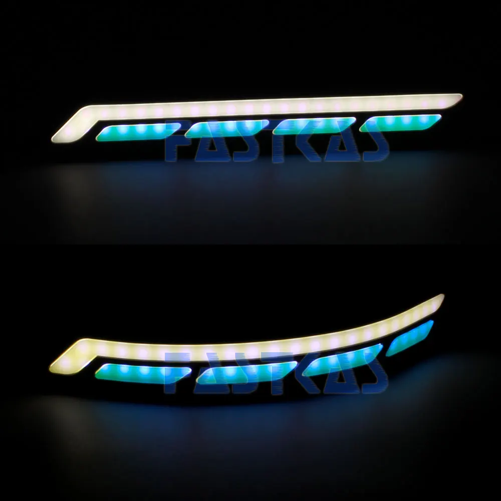 СВЕТОДИОДНЫЙ DRL Дневной светильник 100% Водонепроницаемый белого и синего цвета