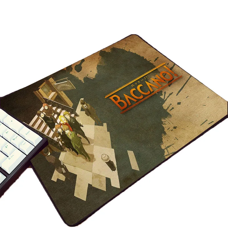 Mairuige Cool Аниме резиновая Pc компьютер коврик для мыши с изображением Baccano