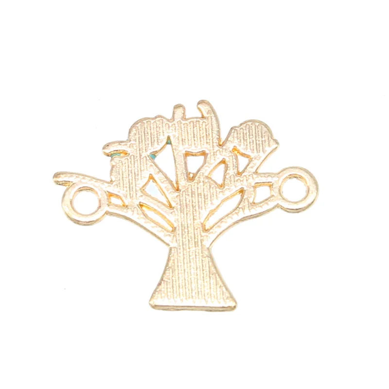 6 шт. аксессуары для ювелирных изделий с капельным деревом life tree charm коннектор