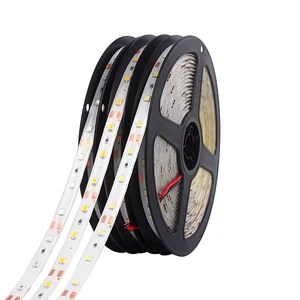 Светодиодная лента SMD3528, 5 м, 60 светодиодовм, 300 светодиодов, водонепроницаемая, 12 В, RGB, белый гибкий светильник, внутреннее декоративное светодиодное освещение, лампы для украшения дома
