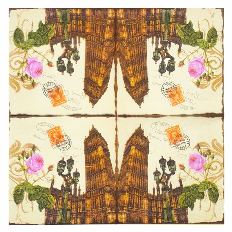 Декоративные салфетки рождественный декоративный резок на свадьбу с рисунком в